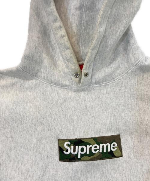 SUPREME（シュプリーム）Supreme (シュプリーム) Box Logo Hooded Sweatshirt グレー サイズ:SIZE Mの古着・服飾アイテム