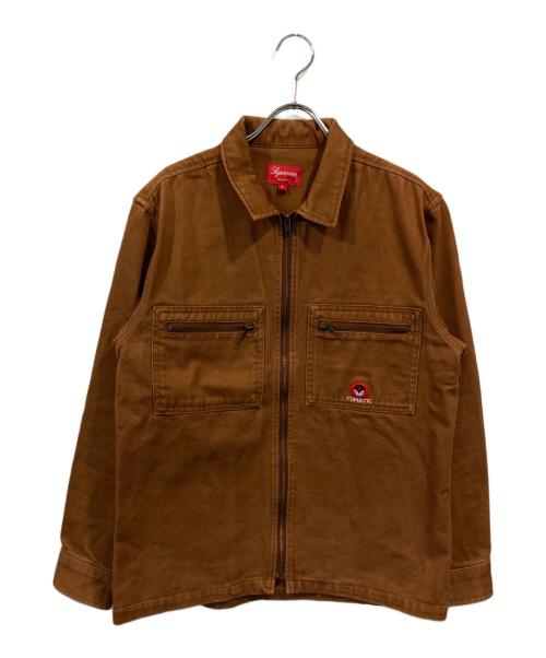SUPREME（シュプリーム）Supreme (シュプリーム) ヴァンパイアデニムジップアップジャケット ブラウン サイズ:Sの古着・服飾アイテム