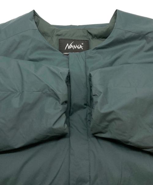 NANGA（ナンガ）NANGA (ナンガ) URBAN RESEARCH DOORS (アーバンリサーチドアーズ) 別注インナーダウンジャケット グリーン サイズ:Lの古着・服飾アイテム