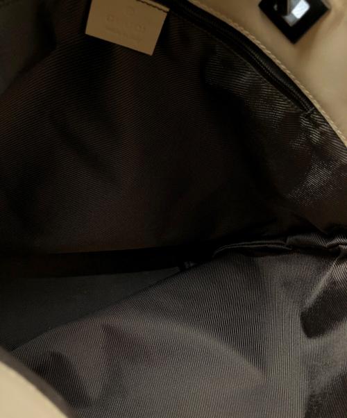 GUCCI（グッチ）GUCCI (グッチ) GGキャンバストートバッグ ベージュの古着・服飾アイテム