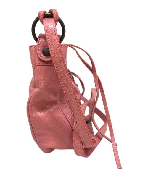 BALENCIAGA（バレンシアガ）BALENCIAGA (バレンシアガ) ショルダーバッグ ピンクの古着・服飾アイテム