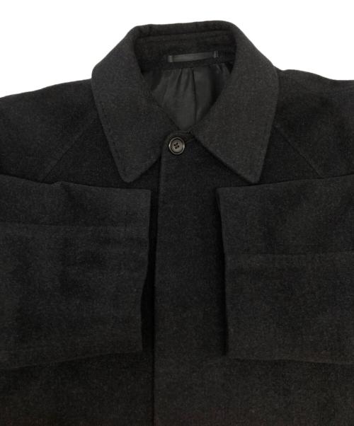 PAUL SMITH（ポールスミス）PAUL SMITH (ポールスミス) アンゴラウールステンカラーコート グレー サイズ:Mの古着・服飾アイテム