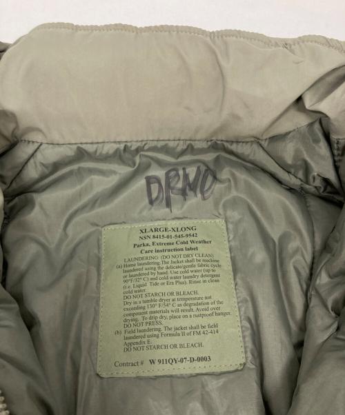 US ARMY（ユーエスアーミー）US ARMY (ユーエスアーミー) LEVEL7 エクストリームコールドウェザーパーカー カーキ サイズ:XLの古着・服飾アイテム