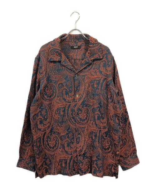 glamb（グラム）GLAMB (グラム) オープンカラーペイズリーシャツ グリーン サイズ:SIZE Sの古着・服飾アイテム