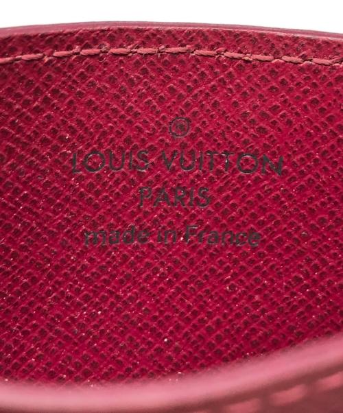 LOUIS VUITTON（ルイ ヴィトン）LOUIS VUITTON (ルイ ヴィトン) カードケース ポルト カルト・サーンプル ブラウン×パープル（フューシャ）の古着・服飾アイテム