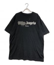 Palm Angels（パーム エンジェルス）の古着「ロゴプリントTシャツ」｜ブラック