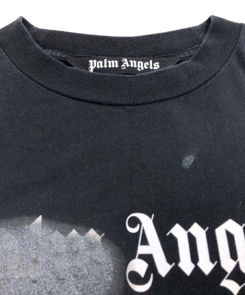 Palm Angels（パーム エンジェルス）Palm Angels (パーム エンジェルス) ロゴプリントTシャツ ブラック サイズ:XLの古着・服飾アイテム