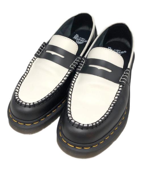 Dr.Martens（ドクターマーチン）Dr.Martens (ドクターマーチン) PENTON ローファー ホワイト×ブラック サイズ:SIZE UK8の古着・服飾アイテム