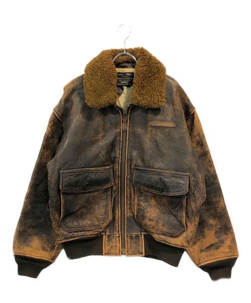 AVIREX（アヴィレックス）AVIREX (アヴィレックス) G-1フライトジャケット ブラウン サイズ:SIZE XSの古着・服飾アイテム