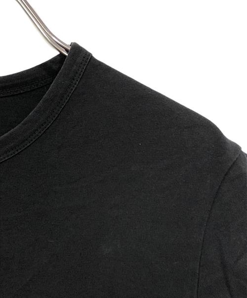 MONCLER（モンクレール）MONCLER (モンクレール) ロゴプリントTシャツ ブラック サイズ:SIZE Mの古着・服飾アイテム