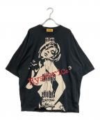 Hysteric Glamourヒステリックグラマー）の古着「ガールプリントワンピース」｜ブラック