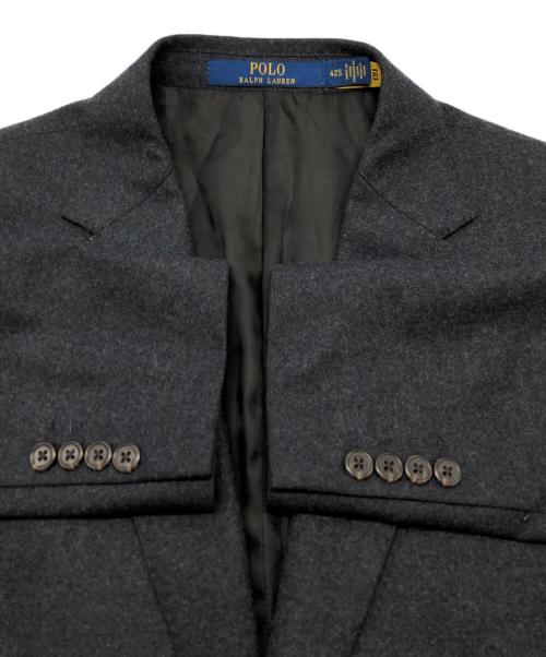 POLO RALPH LAUREN（ポロ・ラルフローレン）POLO RALPH LAUREN (ポロ・ラルフローレン) ウールテーラードジャケット グレー サイズ:42Sの古着・服飾アイテム