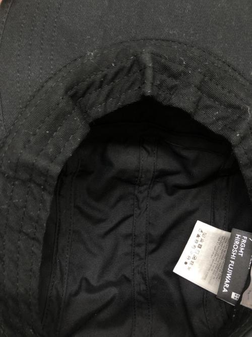 MONCLER（モンクレール）MONCLER (モンクレール) FRAGMENT DESIGN (フラグメントデザイン) キャップ ブラックの古着・服飾アイテム