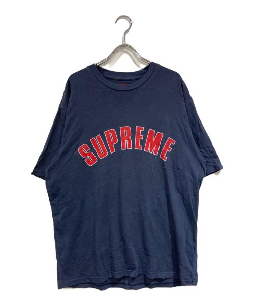 SUPREME（シュプリーム）Supreme (シュプリーム) Cracked Arc S/S Top ネイビー サイズ:SIZE Lの古着・服飾アイテム