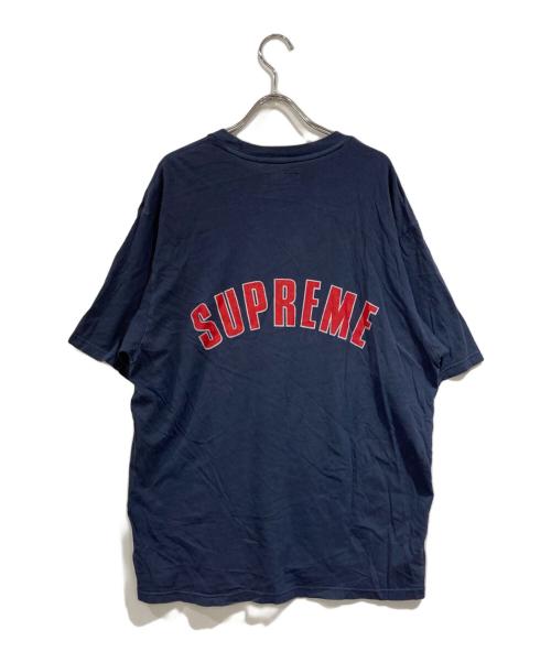 SUPREME（シュプリーム）Supreme (シュプリーム) Cracked Arc S/S Top ネイビー サイズ:SIZE Lの古着・服飾アイテム