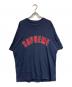 Supreme（シュプリーム）の古着「Cracked Arc S/S Top」｜ネイビー