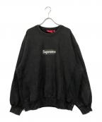 SUPREMEシュプリーム）の古着「Washed Box Logo Crewneck Sweatshirt」｜ブラック