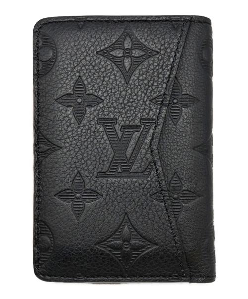 LOUIS VUITTON（ルイ ヴィトン）LOUIS VUITTON (ルイ ヴィトン) 名刺入れ ブラックの古着・服飾アイテム