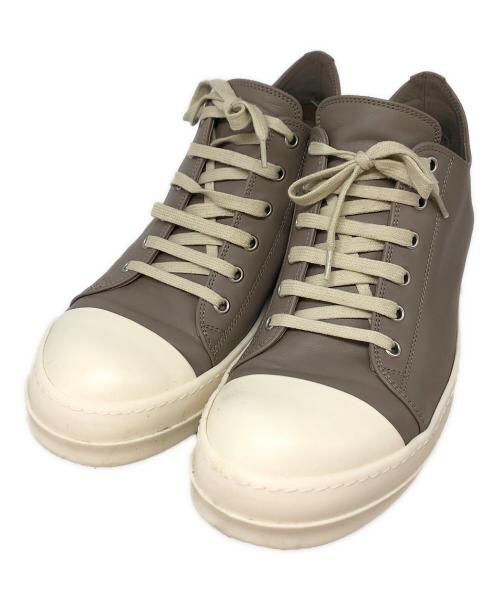 RICK OWENS（リックオウエンス）RICK OWENS (リックオウエンス) LCO LOW SNEAKS RAMONES ブラウン サイズ:SIZE 42の古着・服飾アイテム