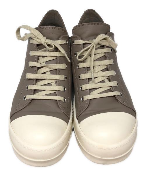 RICK OWENS（リックオウエンス）RICK OWENS (リックオウエンス) LCO LOW SNEAKS RAMONES ブラウン サイズ:SIZE 42の古着・服飾アイテム