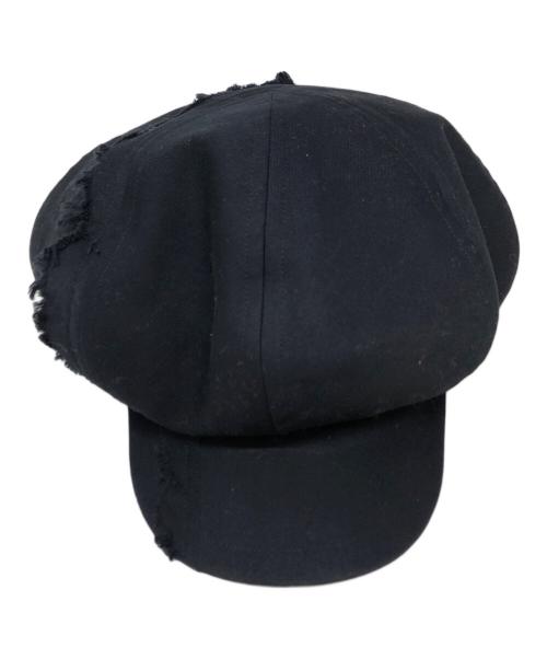 GROUND Y（グラウンドワイ）GROUND Y (グラウンドワイ) DAMAGED COTTON CASQUETTE ネイビーの古着・服飾アイテム