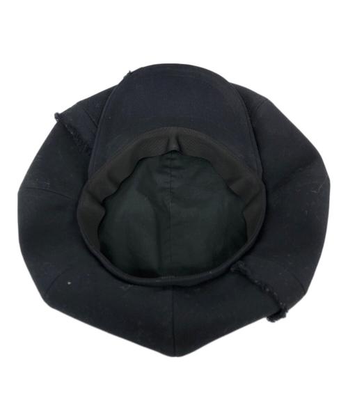 GROUND Y（グラウンドワイ）GROUND Y (グラウンドワイ) DAMAGED COTTON CASQUETTE ネイビーの古着・服飾アイテム