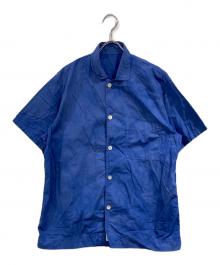 stussy×TEKLA（ステューシー×テクラ）の古着「コラボシャツ」｜ブルー