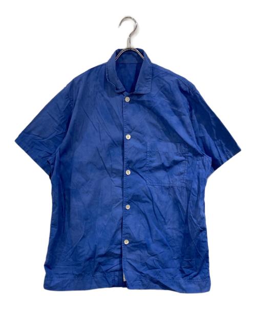 stussy（ステューシー）stussy (ステューシー) TEKLA (テクラ) コラボシャツ ブルー サイズ:SIZE Lの古着・服飾アイテム