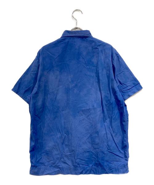 stussy（ステューシー）stussy (ステューシー) TEKLA (テクラ) コラボシャツ ブルー サイズ:SIZE Lの古着・服飾アイテム