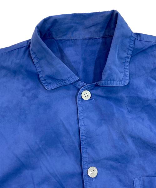 stussy（ステューシー）stussy (ステューシー) TEKLA (テクラ) コラボシャツ ブルー サイズ:SIZE Lの古着・服飾アイテム