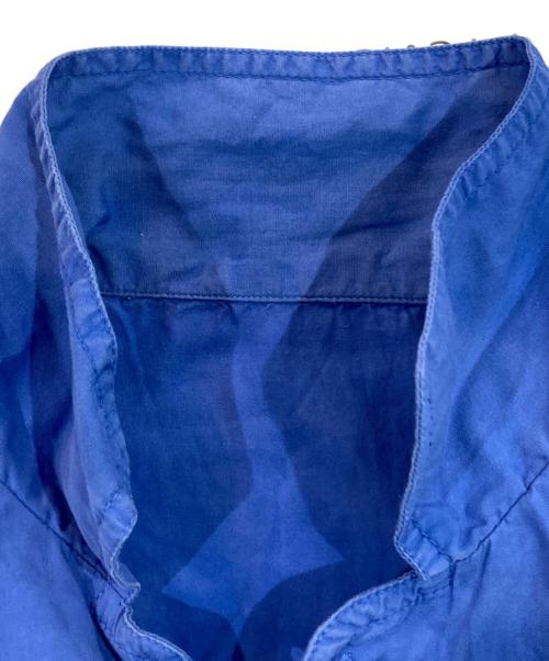 stussy（ステューシー）stussy (ステューシー) TEKLA (テクラ) コラボシャツ ブルー サイズ:SIZE Lの古着・服飾アイテム