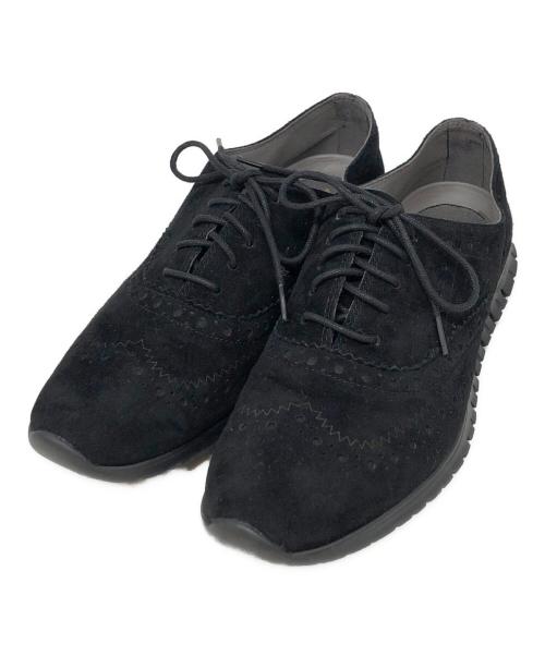 COLE HAAN（コールハーン）COLE HAAN (コールハーン) ゼログランド ウィング オックスフォード クローズドホール II ブラック サイズ:SIZE 6 1/2の古着・服飾アイテム