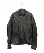 B:MING by BEAMSビーミングバイビームス）の古着「シングルライダースジャケット」｜ブラック