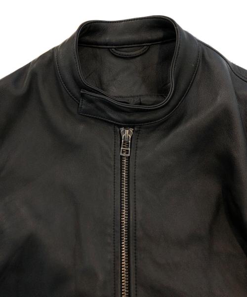 B:MING by BEAMS（ビーミングバイビームス）B:MING by BEAMS (ビーミングバイビームス) シングルライダースジャケット ブラック サイズ:SIZE Mの古着・服飾アイテム
