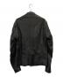 B:MING by BEAMS (ビーミングバイビームス) シングルライダースジャケット ブラック サイズ:SIZE M：9000円