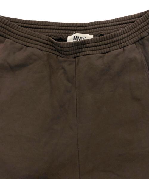 MM6 Maison Margiela（エムエムシックスメゾンマルジェラ）MM6 Maison Margiela (エムエムシックスメゾンマルジェラ) パッチワークカットオフスウェットパンツ ブラウン サイズ:SIZE Sの古着・服飾アイテム