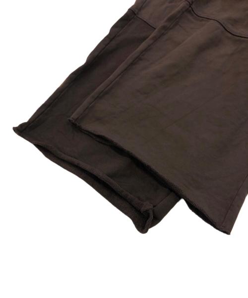 MM6 Maison Margiela（エムエムシックスメゾンマルジェラ）MM6 Maison Margiela (エムエムシックスメゾンマルジェラ) パッチワークカットオフスウェットパンツ ブラウン サイズ:SIZE Sの古着・服飾アイテム