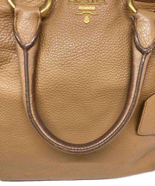PRADA（プラダ）PRADA (プラダ) 2WAYショルダーバッグ ベージュの古着・服飾アイテム