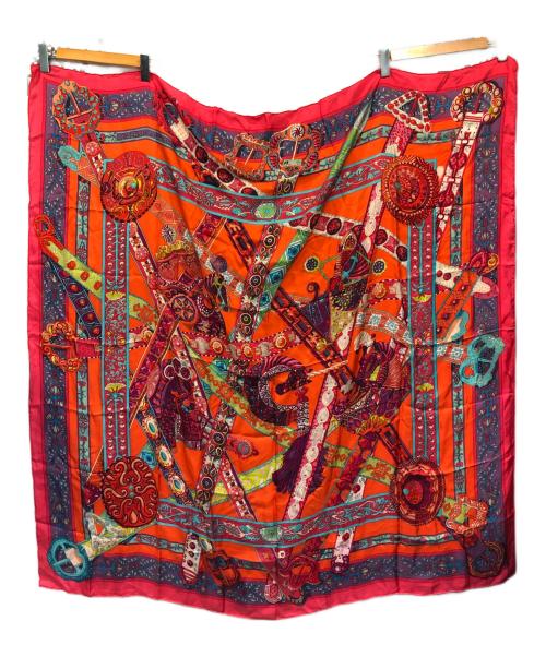 HERMES（エルメス）HERMES (エルメス) カレ140 ネイビーの古着・服飾アイテム