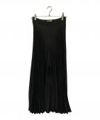 CELINEセリーヌ）の古着「アコーディオン プリーツ ワイドパンツ」｜ブラック