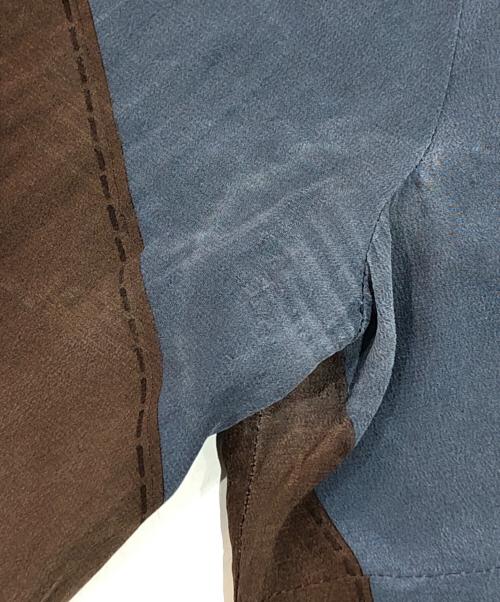 GUCCI（グッチ）GUCCI (グッチ) 総柄シャツワンピース ブルー サイズ:38の古着・服飾アイテム