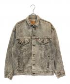 LEVI'Sリーバイス）の古着「ケミカルウォッシュデニムジャケット」｜ブラック