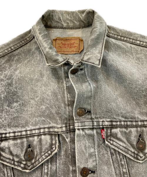 LEVI'S（リーバイス）LEVI'S (リーバイス) ケミカルウォッシュデニムジャケット ブラック サイズ:SIZE Lの古着・服飾アイテム