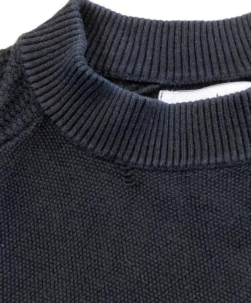 STONE ISLAND（ストーンアイランド）STONE ISLAND (ストーンアイランド) KNIT CREWNECK ブラック サイズ:SIZE Mの古着・服飾アイテム