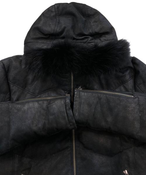 TORNADO MART（トルネードマート）TORNADO MART (トルネードマート) ラクーンファーダウンジャケット ブラック サイズ:SIZE LLの古着・服飾アイテム