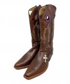 TONY LAMAトニーラマ）の古着「ウェスタンブーツ」｜ブラウン