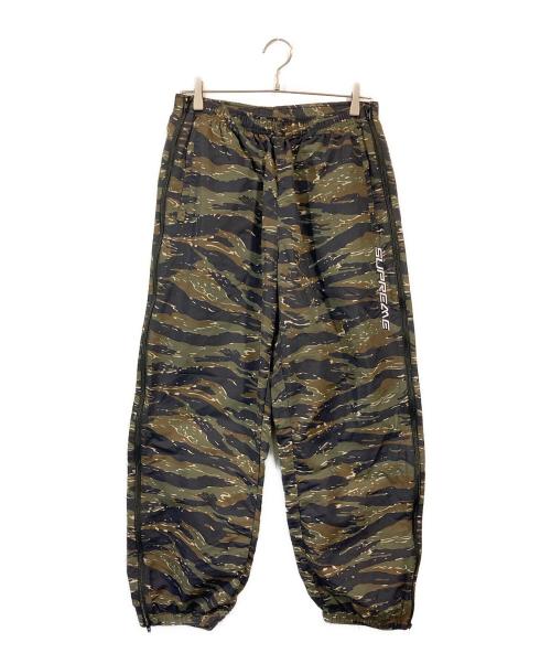 SUPREME（シュプリーム）Supreme (シュプリーム) Baggy Warm Up Pant グリーン×ブラック サイズ:SIZE Lの古着・服飾アイテム