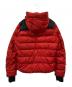 MONCLER (モンクレール) ダウンジャケット レッド サイズ:SIZE 2：57000円