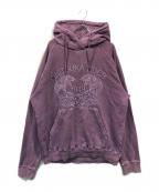 Onitsuka Tigerオニツカタイガー）の古着「刺繍プルオーバーパーカー」｜パープル