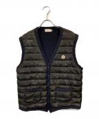 MONCLERモンクレール）の古着「ペイズリーベスト」｜ネイビー